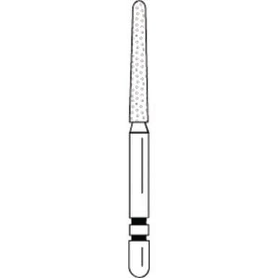 Two Striper Black Super Coarse Diamond Bur, Round-End Taper, 782.10SC, Friction Grip, 5/Pack, 2015713 thumbnail 8