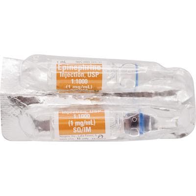Epinephrine Injection Ampule, Preservative Free, 1 mg/mL, 1 mL, 1/Pkg, NDC 71872-7117-01 - Epinephrine Injection Ampule, Preservative Free, 1 mg/ml, 1/Pkg - Epinephrine Injection Ampule, Preservative Free, 1 mg/ml, 1/Pkg - Image 1