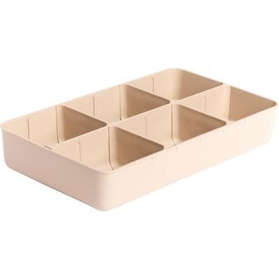 Zirc Dental Drawer Organizer, Beige, 11.5" x 6.6" x 2", with 7 Dividers, 20Z210G thumbnail 6
