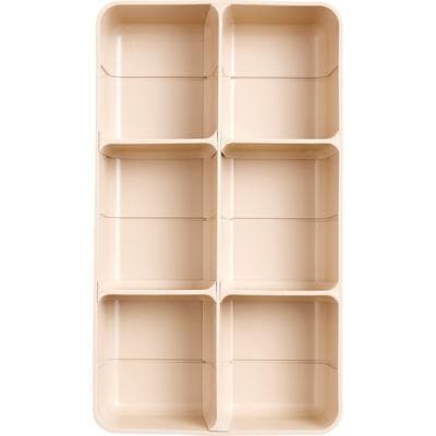 Zirc Dental Drawer Organizer, Beige, 11.5" x 6.6" x 2", with 7 Dividers, 20Z210G thumbnail 7