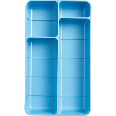 Zirc Drawer Organizer, Neon Blue, 11.5" x 6.6" x 2", with Dividers, 20Z210N thumbnail 7