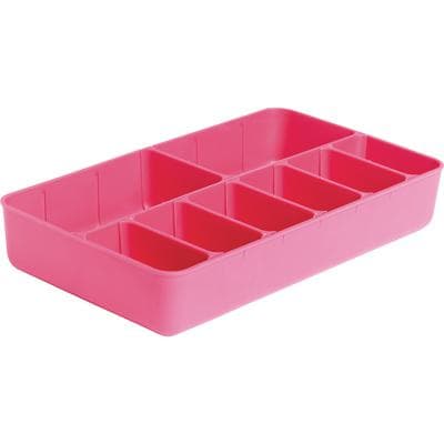 Zirc Dental Drawer Organizer, Neon Pink, 11.5" x 6.6" x 2", with Dividers, 20Z210S thumbnail 7