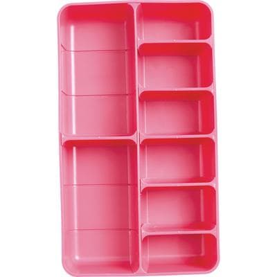Zirc Dental Drawer Organizer, Neon Pink, 11.5" x 6.6" x 2", with Dividers, 20Z210S thumbnail 8