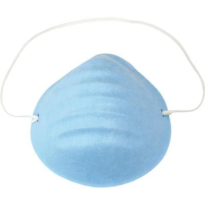 Dynarex Molded Face Mask, Blue, 50/Box, 2203 thumbnail 4