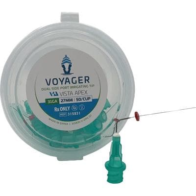 Voyager Endo Irrigating Tips, 31 Gauge, 17mm, Dual Side Port, Green, 50/Pk, #315731 thumbnail 6