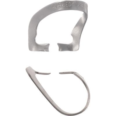 Hu-Friedy #106L Rubber Dam Clamp, Satin Steel, Wingless, Matte Finish, Each thumbnail 6