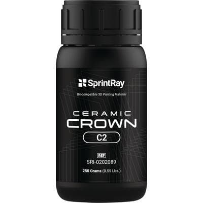 SprintRay Ceramic Crown Resin, Shade C2, 250g Bottle, 1/Pk thumbnail 8
