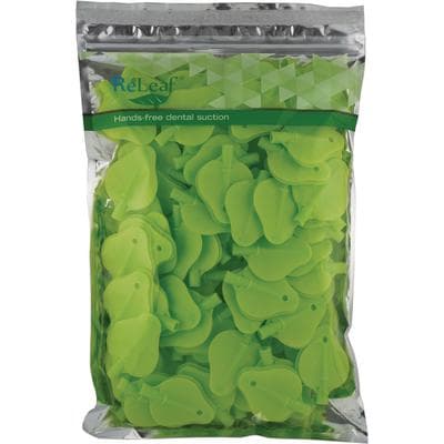 ReLeaf High Volume Evacuator System Leaf Refills, Latex-Free, BPA-Free, Green, Universal Adult, 100/Pk, RLF10040 thumbnail 11