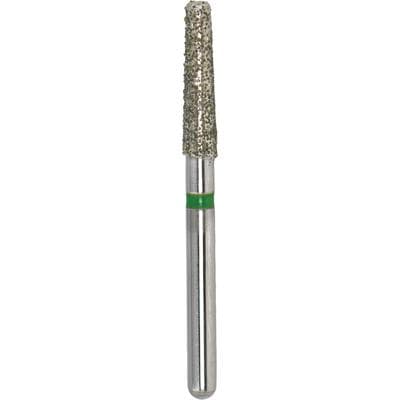 Kerr SimpliCut Single-Use Diamond Bur, Coarse Grit, Taper Rounded Shoulder, Friction Grip, 25/Pack, C847KR-016-D thumbnail 7