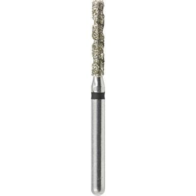 Kerr SimpliCut Single-Use Sterile Diamond Bur, Super Coarse, Flat End Cylinder, Spiral, 25/Pkg, SC837KRT-014-D thumbnail 5