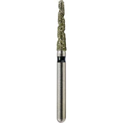 Kerr SimpliCut Single-Use Sterile Diamond Bur, Super Coarse, Round End Taper, Spiral, Friction Grip, 25/Pkg, SC856-T-016-D thumbnail 7