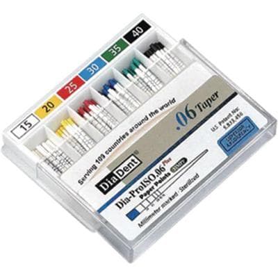 DiaDent Dia-ProISO GT Absorbent Paper Points, .06 Taper, #15-#40 Assorted, mm-Marked, Spill-Proof, 100/Bx thumbnail 5