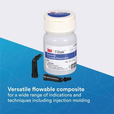 Filtek Supreme Ultra Flowable Restorative, X-White, 0.2 g Capsules, 20/Pk, 6033XW thumbnail 15