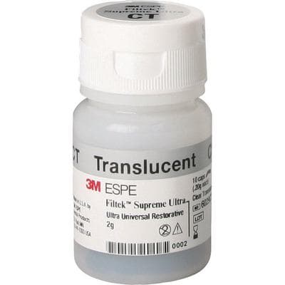 Filtek™ Supreme Ultra Universal Composite Restorative Capsule Refill, 0.2 g - Clear Translucent, 10/Pkg - Filtek™ Supreme Ultra Universal Composite Restorative Capsule Refill, 0.2 g - Clear Translucent, 10/Pkg - Image 1