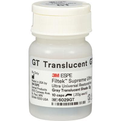 3M Filtek Supreme Ultra Universal Restorative, Grey Translucent, 0.2 g Capsules, 10/Pk, 6029GT thumbnail 16