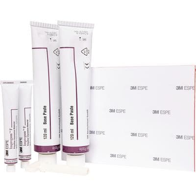3M Impregum F Polyether Impression Material Double Pack, Medium Viscosity, Regular Set, 2 x 120 mL Base Tubes + 2 x 15 mL Catalyst Tubes + Mixing Pad, 31712 thumbnail 19