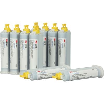 3M Express VPS Impression Material Light Body Fast Set Bulk Pack, 10 x 50 mL Cartridges, Blue, 7301T thumbnail 9