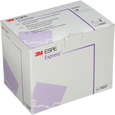 3M Express VPS Impression Material, Regular Body, Regular Set, Purple, 50 ml Cartridges, Bulk Pack of 10, 7322T thumbnail 11