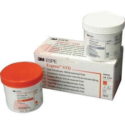 3M Express STD VPS Impression Material Putty Kit, Firm Set, 610 mL (2 x 305 mL Jars), 7312 thumbnail 16