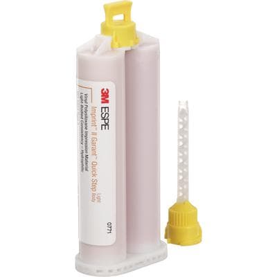 3M Imprint II Garant Quick Step Light Body VPS Impression Material Refill, Orange, 4 x 50 mL Cartridges with 20 Mixing Tips, 9578 thumbnail 8