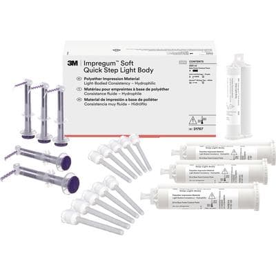 3M™ Impregum™ Soft Quick Step Light Body Polyether Impression Material Refill, 4 x 50 mL Cartridges, 31767 thumbnail 12