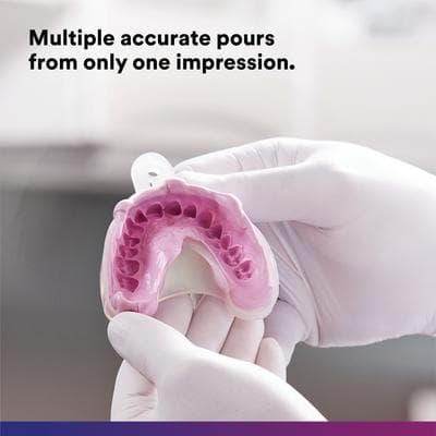 3M™ Imprint™ 4 Preliminary Penta™ VPS Regular Body Impression Material Refill, 2 x 300 mL Base + 2 x 60 mL Catalyst, Pink, Mint, 71521 thumbnail 11