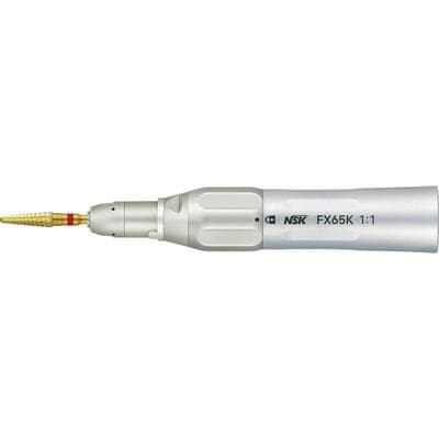 NSK FX65K Low Speed Air Handpiece, Straight, 1:1 Non-Optic, Compatible with KaVo INTRA 181K and W&H AM20, FX65K thumbnail 2