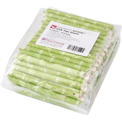 Practicon ECOtip Earth-Friendly HVE Tips, Vented, Green, 100/Bag, 7108312 thumbnail 7