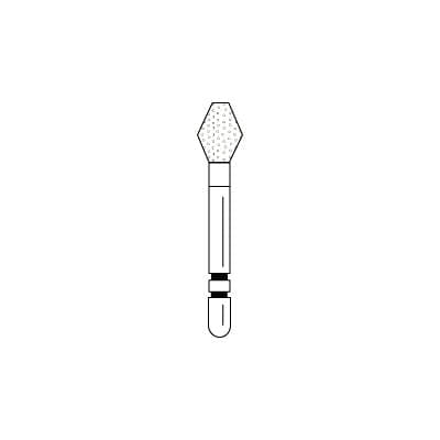 Two Striper® Diamond Bur FG, Coarse, Green, Barrel #230, 3.4 mm Major/1.3 mm Minor Diameter, 50/Pkg, 2050063 thumbnail 7