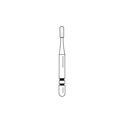 Two Striper® FG Operative Diamond Bur, #245, Medium Grit, Pear Shape, Blue Ring, Friction Grip, 1.1 mm Major/0.9 mm Minor Diameter, 4.3 mm Length, 50/Pkg, 2050245 thumbnail 7