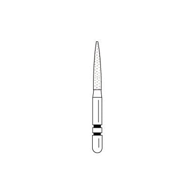 Two Striper® Diamond Bur FG, Fine Grit, Flame Shape #260.8F, 1.4 mm Major/0.4 mm Minor Diameter, 8.0 mm Length, 50/Pkg, 2050153 thumbnail 7