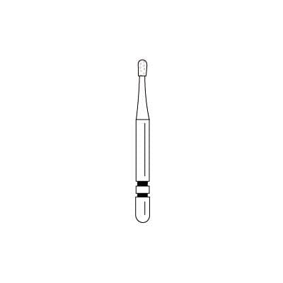 Two Striper® FG Operative Diamond Bur, #330, Medium Grit, Pear Shape, Blue Ring, Friction Grip, 0.9 mm Major/0.8 mm Minor Diameter, 1.6 mm Length, 50/Pkg, 2050330 thumbnail 7