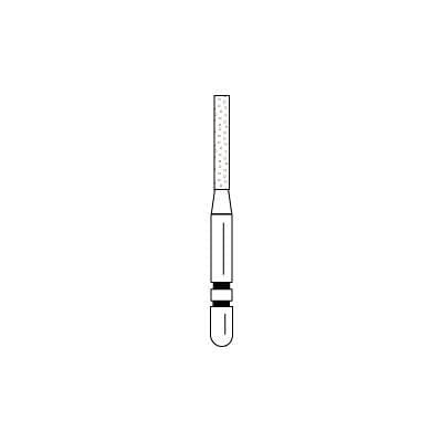 Two Striper® Diamond Bur FG, Coarse, Green Ring, Cylinder Flat End #515.7C, 1.2 mm Diameter, 7.0 mm Length, 50/Pkg, 2050277 thumbnail 7