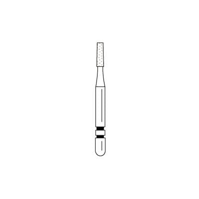 Two Striper® FG Operative Diamond Bur, #557, Medium Grit, Flat End Cylinder, 1.0 mm Major/0.9 mm Minor Diameter, 3.9 mm Length, Friction Grip, 50/Pkg, 2050557 thumbnail 7