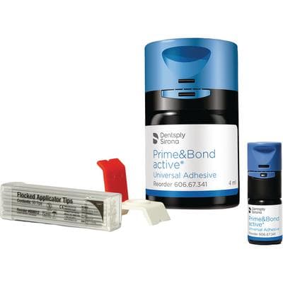 Prime & Bond Active Universal Adhesive, Light-Cure, Introductory Kit, 4mL Bottle, 50 Applicator Tips, 1 CliXdish, 60667347 thumbnail 9