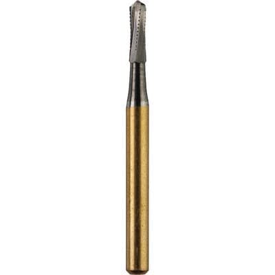 Kerr Specialty Carbide Bur FG 1958, Fine Cross-Cut, Straight Fissure Round End, 6 Flutes, 1.2mm Diameter, 3.7mm Length, 100/Pk thumbnail 5