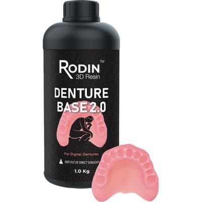 Rodin™ Denture Base 2.0 3D Print Resin, Classic Pink, 1 kg Bottle, #23864 thumbnail 6