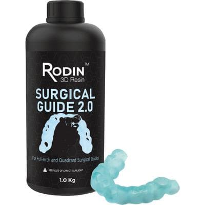 Rodin™ Surgical Guide 2.0 3D Print Resin, Clear, 1 kg Bottle, #23867 thumbnail 6