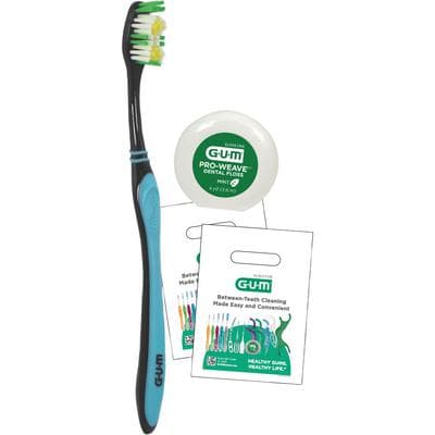 GUM® Kit Adult Patient Pack Multi-Clean Toothbrush Bundle, 144 Packs, #KIT135P thumbnail 3