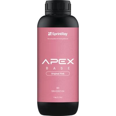 SprintRay APEX Base 3D Printing Denture Base Resin, Original Pink, 1 kg Bottle thumbnail 6