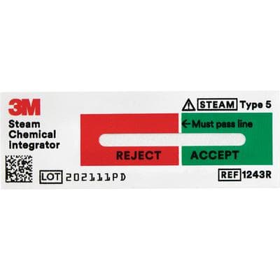 3M™ Attest™ Steam Chemical Integrator with Extender, Type 5, 0.75" x 4", 500/Bag, 1243RE/1243RES thumbnail 3