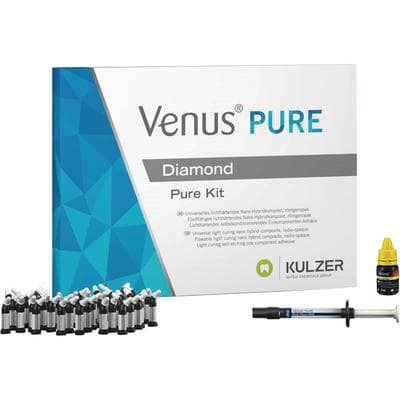 Venus Diamond Pure PLT Introductory Kit, Universal Shades Light & Medium, 40 x 0.25g PLT, 1 x 2g Bulk Flow ONE Syringe, 1 x 2ml iBond Universal, 66098264 thumbnail 9