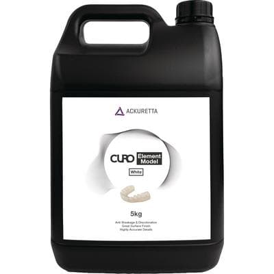 Ackuretta CURO Element Model 3D Printing Resin, White, 5 kg Bottle thumbnail 2