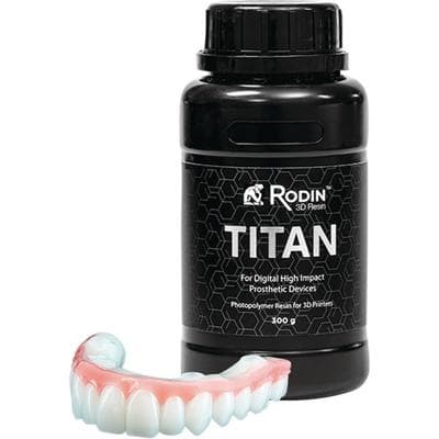 Rodin Titan Ceramic Nanohybrid 3D Resin, Shade B1, 300g Bottle, 23998 thumbnail 5