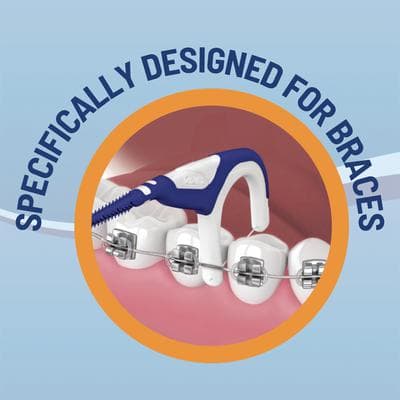 OrVance Braces Flossers Professional Pack, 50 Patient 3-Packs (150 Flossers per Bag) thumbnail 5
