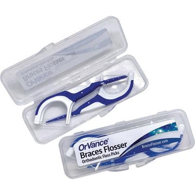 OrVance Braces Flossers Professional Pack, 50 Patient 3-Packs (150 Flossers per Bag) thumbnail 7