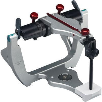 Denar® Mark 320 Anodized Articulator, Semi-Adjustable, Complete Kit with Dust Cover, Mounting Plates, and Case thumbnail 2