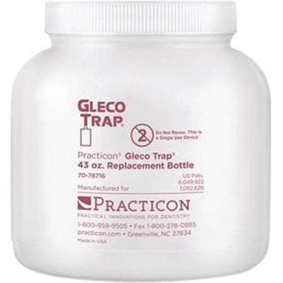Gleco Trap Replacement Bottles, Plaster Trap, 43 oz, 1/Bottle - Gleco Trap Replacement Bottles – Plaster Trap - 1 (43 oz) Bottle - Image 1