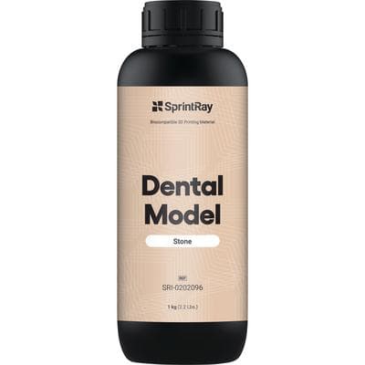 SprintRay Dental Model 3D Printing Resin, Stone Shade, 1 kg Bottle, SRI-0202096 thumbnail 6