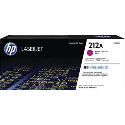 HP 212A Original LaserJet Toner Cartridge, Magenta, 4,500 Page Yield, W2123A - Hewlett-Packard Color LaserJet Enterprise - M554, M555, Enterprise Flow MFP M578 Series - HP 212A Toner Cartridge Magenta, 4,500 Page Yield - Image 1